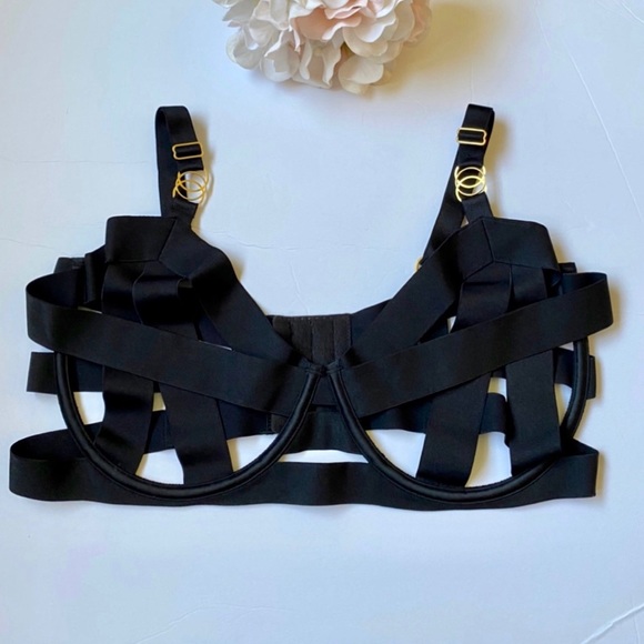 BRAND NEW! VICTORIA’S SECRET UNLINED DEMI STRAPPY CUTOUT BRA - Picture 9 of 10